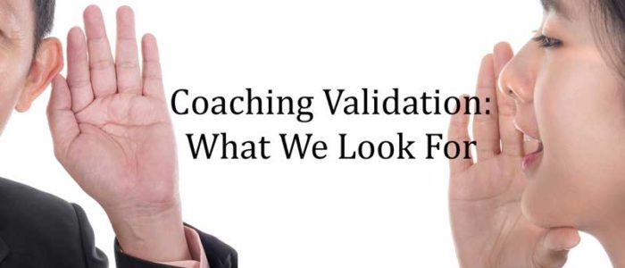 coaching validation
